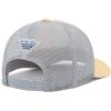 imageColumbia Unisex Adult PFG Logo Mesh Ball CapCocoa Butter  Cool Grey