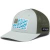 imageColumbia Unisex Adult PFG Logo Mesh Ball CapCool GreenMosstoneUs Fish Flag