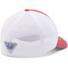 imageColumbia Unisex Adult PFG Logo Mesh Ball CapDusty CrimsonWhiteNocturnal