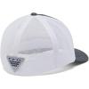 imageColumbia Unisex Adult PFG Logo Mesh Ball CapGrill HeatherWhiteUS Fish Flag