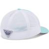 imageColumbia Unisex Adult PFG Logo Mesh Ball CapGulf StreamWhiteFl Fish Flag