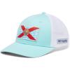 imageColumbia Unisex Adult PFG Logo Mesh Ball CapGulf StreamWhiteFl Fish Flag