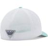imageColumbia Unisex Adult PFG Logo Mesh Ball CapGulf StreamWhiteFl Fish Flag
