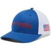 imageColumbia Unisex Adult PFG Logo Mesh Ball CapMountain BlueUs Flag