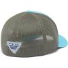 imageColumbia Unisex Adult PFG Logo Mesh Ball CapOpal BlueCypressBass Flag