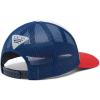 imageColumbia Unisex Adult PFG Logo Mesh Ball CapRed Spark  Us Flag