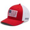 imageColumbia Unisex Adult PFG Logo Mesh Ball CapRed SparkWhiteUS Fish