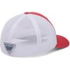 imageColumbia Unisex Adult PFG Logo Mesh Ball CapSunset RedCollegiate Navy