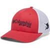 imageColumbia Unisex Adult PFG Logo Mesh Ball CapSunset RedCollegiate Navy