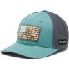 imageColumbia Unisex Adult PFG Logo Mesh Ball CapTranquil TealCity GreyTrout Flag