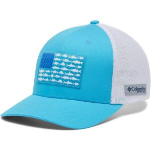 imageColumbia Unisex Adult PFG Logo Mesh Ball CapAtollWhite