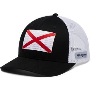 imageColumbia Unisex Adult PFG Logo Mesh Ball CapBlackAlabama Flag