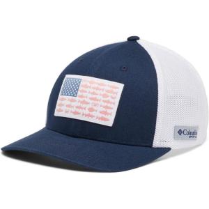 imageColumbia Unisex Adult PFG Logo Mesh Ball CapCollegiate NavyPnw Flag
