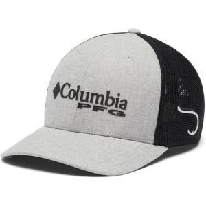 imageColumbia Unisex Adult PFG Logo Mesh Ball CapCool Grey HeatherBlack