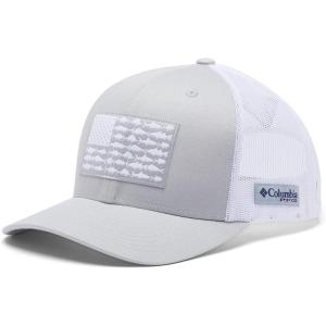 imageColumbia Unisex Adult PFG Logo Mesh Ball CapCool GreyWhiteUs Fish Flag