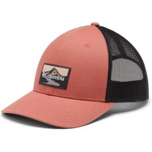 imageColumbia Unisex Adult PFG Logo Mesh Ball CapDark CoralShark Peak2river
