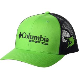 imageColumbia Unisex Adult PFG Logo Mesh Ball CapGreen MambaBlack