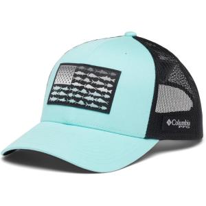 imageColumbia Unisex Adult PFG Logo Mesh Ball CapGulf Stream  Black