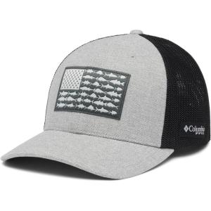 imageColumbia Unisex Adult PFG Logo Mesh Ball CapOlive GreenCollegiate Navy