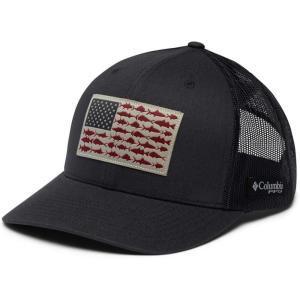 imageColumbia Unisex Adult PFG Logo Mesh Ball CapSharkFish Flag
