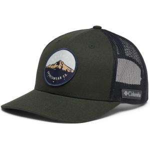 imageColumbia Unisex Adult PFG Logo Mesh Ball CapSpruceDark Nocturnal Mt Hood Patch