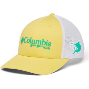 imageColumbia Unisex Adult PFG Logo Mesh Ball CapSun GlowElectric TurquoiseMarlin