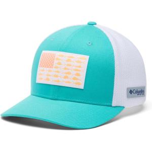imageColumbia Unisex Adult PFG Logo Mesh Ball CapTurquoiseOffshore Slam Flag