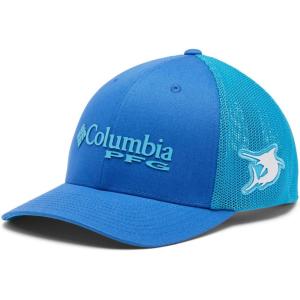 imageColumbia Unisex Adult PFG Logo Mesh Ball CapWhiteAtollMarlin