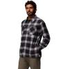 imageColumbia Mens Cornell Woods Fleece Lined Shirt JacketBlack Lumberjack Tartan
