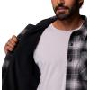 imageColumbia Mens Cornell Woods Fleece Lined Shirt JacketBlack Lumberjack Tartan