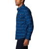 imageColumbia Mens Cornell Woods Fleece Lined Shirt JacketBright Indigo Medium Tartan