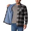 imageColumbia Mens Cornell Woods Fleece Lined Shirt JacketCity GreyBlue Stone Woodsman Tartan