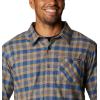 imageColumbia Mens Cornell Woods Fleece Lined Shirt JacketNight Tide Medium Tartan