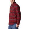 imageColumbia Mens Cornell Woods Fleece Lined Shirt JacketRed Jasper Windowpane
