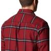 imageColumbia Mens Cornell Woods Fleece Lined Shirt JacketRed Jasper Windowpane