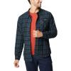 imageColumbia Mens Cornell Woods Fleece Lined Shirt JacketSpruce Medium Tartan