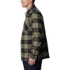 imageColumbia Mens Cornell Woods Fleece Lined Shirt JacketStone GreenDark Stone Woodsman Tartan