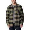 imageColumbia Mens Cornell Woods Fleece Lined Shirt JacketStone GreenDark Stone Woodsman Tartan