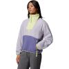 imageColumbia womens Sequoia Grove Half Zip FleeceLavender PearlStormwatchCitron Haze