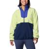 imageColumbia womens Sequoia Grove Half Zip FleeceSpring YellowClematis BlueCollegiate Navy