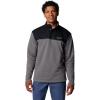 imageColumbia Mens Pitchstone Overlay Half SnapCity GreyBlack