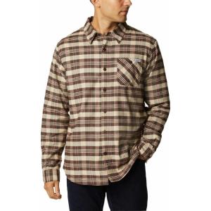 imageColumbia Mens Cornell Woods Fleece Lined Shirt JacketAncient Fossil Medium Tartan