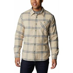 imageColumbia Mens Cornell Woods Fleece Lined Shirt JacketAncient Fossil Windowpane