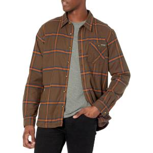 imageColumbia Mens Cornell Woods Fleece Lined Shirt JacketCordovan Windowpane