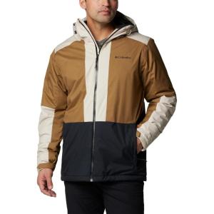 imageColumbia Mens Point Park II Insulated JacketDark StoneDeltaBlack