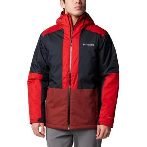 imageColumbia Mens Point Park II Insulated JacketSail RedBlackSpice