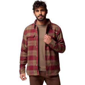 imageColumbia Mens Saddle Point Warm Lined FlannelRed Jasper Iron Sight Buffalo