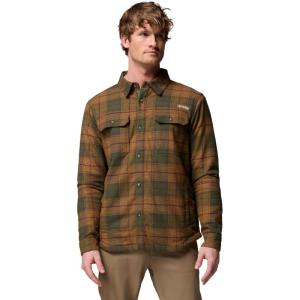 imageColumbia Mens Saddle Point Warm Lined FlannelSurplus Green Iron Sight Buffalo