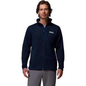 imageColumbia Mens Sweater Weather Full Zip Collegiate Navy Heather Medium