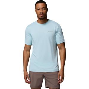 imageColumbia Mens Tech Trail Utility Short Sleeve CrewMarine Light